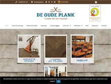 Tablet Screenshot of oudeplank.nl